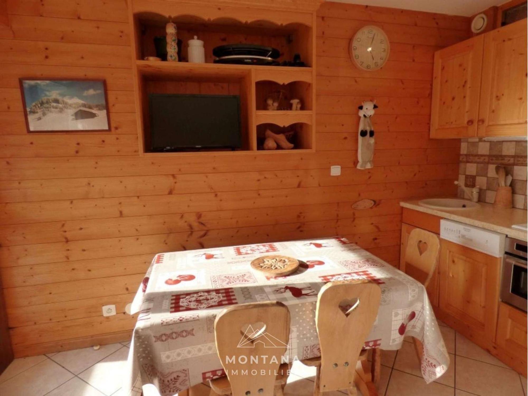 Studio Renove Avec Cabine - 26M² - 5 Pers - Balcon Expose Sud - Pres Skibus Et Remontees Mecaniques - Fr-1-458-125 Le Grand-Bornand Ngoại thất bức ảnh