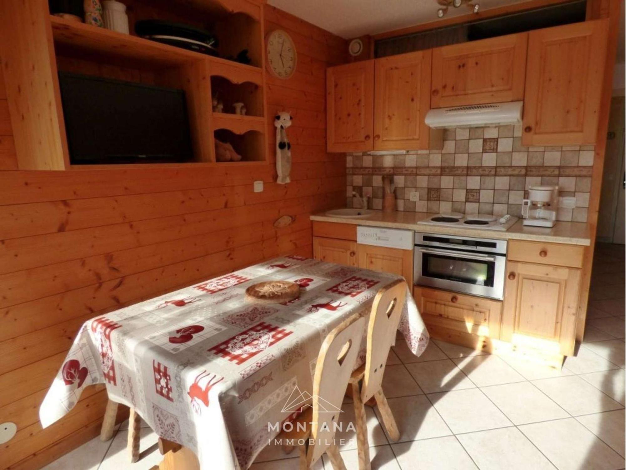 Studio Renove Avec Cabine - 26M² - 5 Pers - Balcon Expose Sud - Pres Skibus Et Remontees Mecaniques - Fr-1-458-125 Le Grand-Bornand Ngoại thất bức ảnh